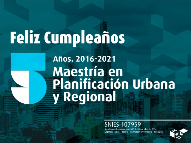 Cinco Años De La Maestría En Planificación Urbana Y Regional Del Cider