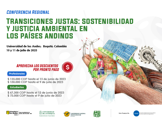 Conferencia Regional | Transiciones justas: sostenibilidad y justicia ambiental en los países andinos