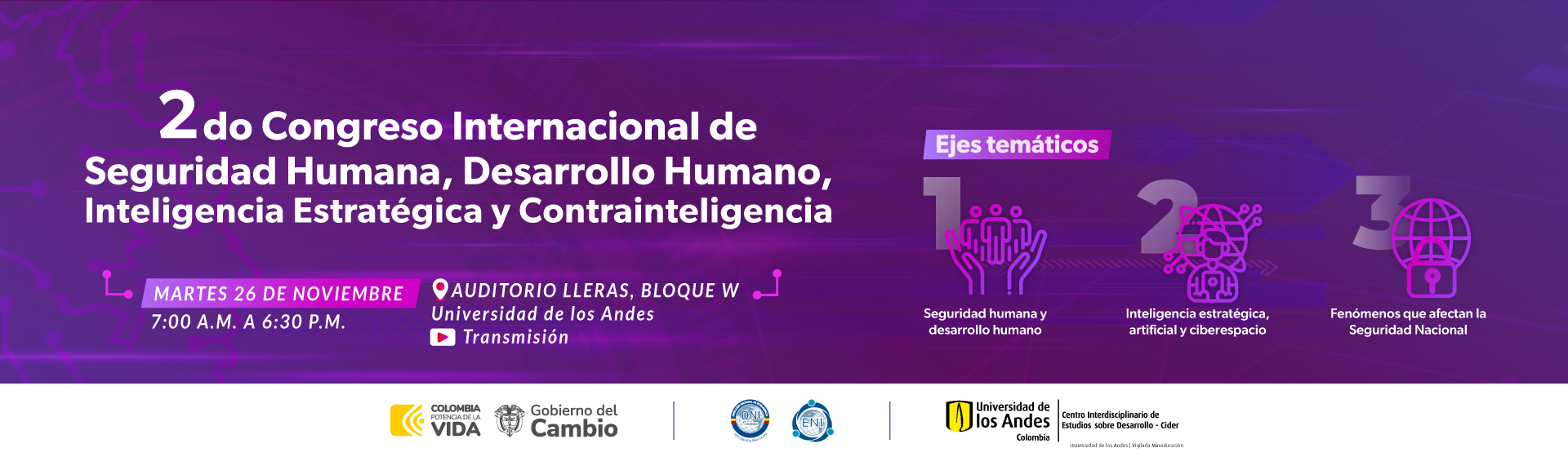 2do Congreso sobre Seguridad Humana, Desarrollo Humano, Inteligencia Estratégica y Contrainteligencia