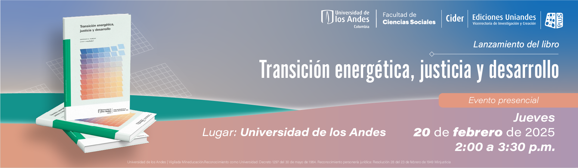 Lanzamiento del libro Transición energética, justicia y desarrollo