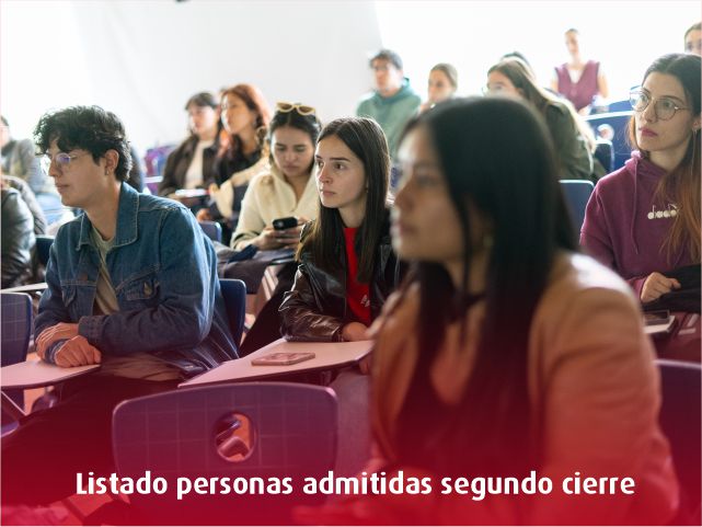 Personas admitidas a los programas de Especializaciones, Maestrías y Doctorado