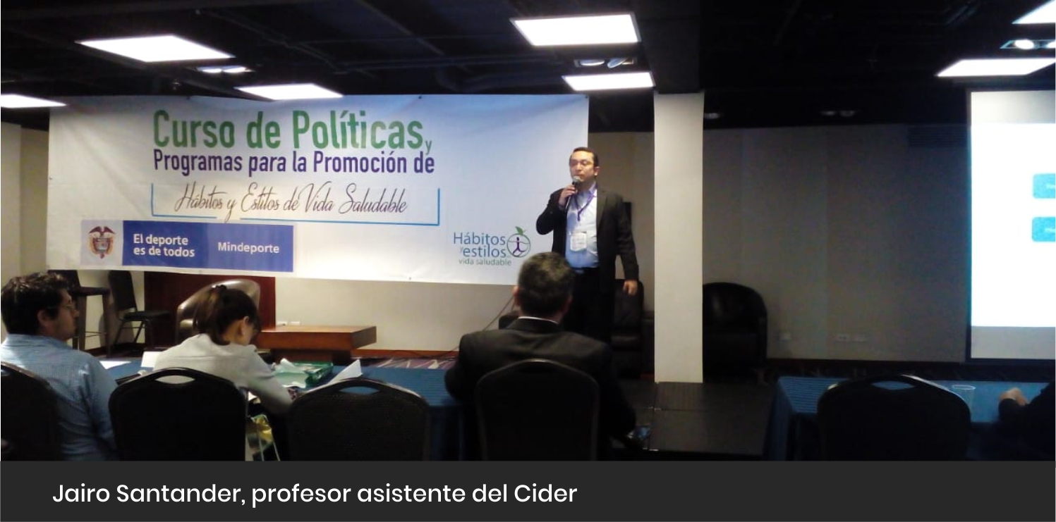 Jairo Santander profesor asistente del Cider | Uniandes