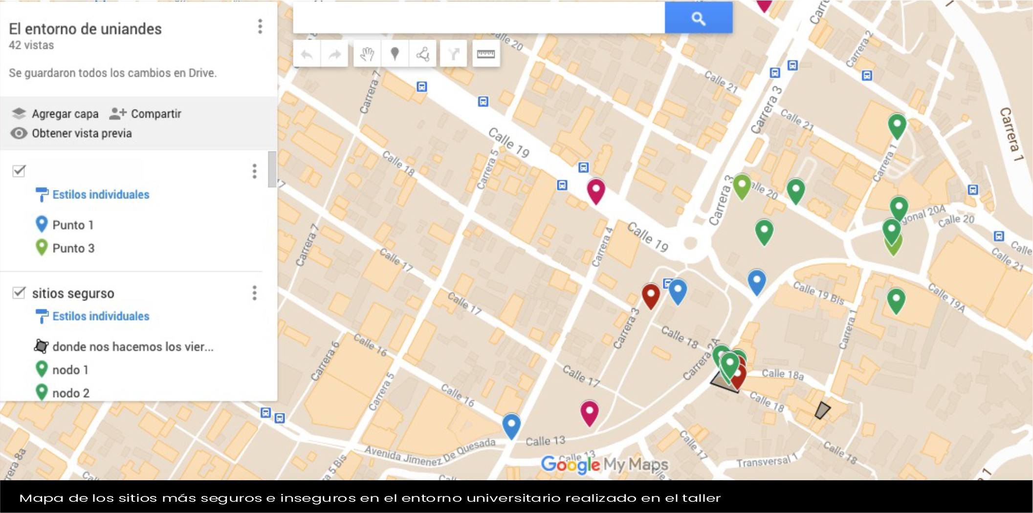 Mapeo colaborativo utilizando la herramienta Google Maps - Cider | Uniandes