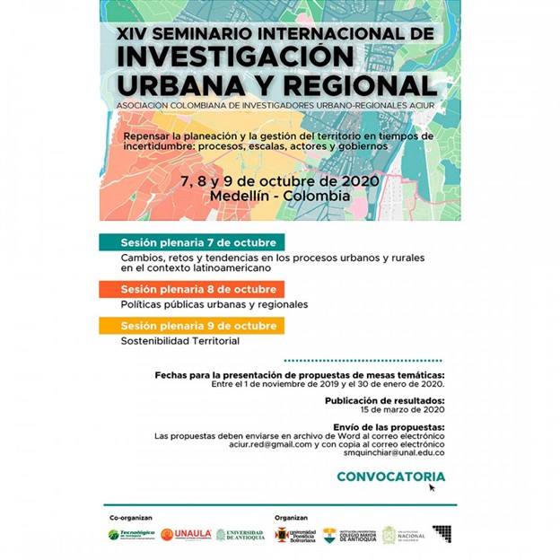 El Cider en el Seminario Internacional 2020 de la Asociación Colombiana de Investigadores Urbano Regionales - Cider | Uniandes