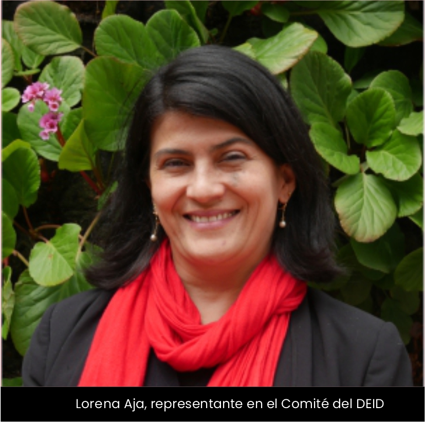 Lorena Aja, representante Comité DEID Cider|Uniandes