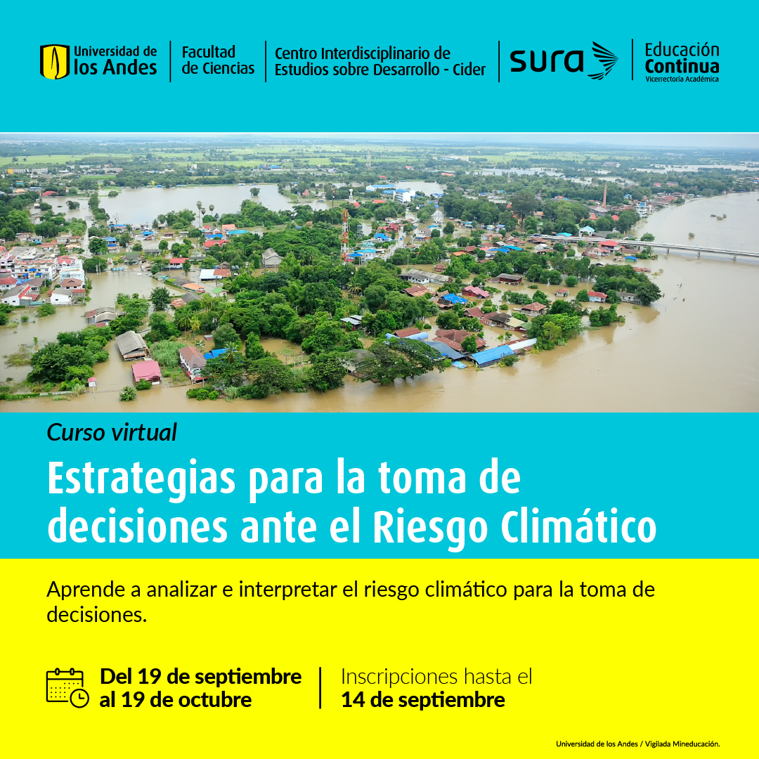  SURA, Cider y Facultad de Ciencias lideran cursos sobre desafíos climáticos 