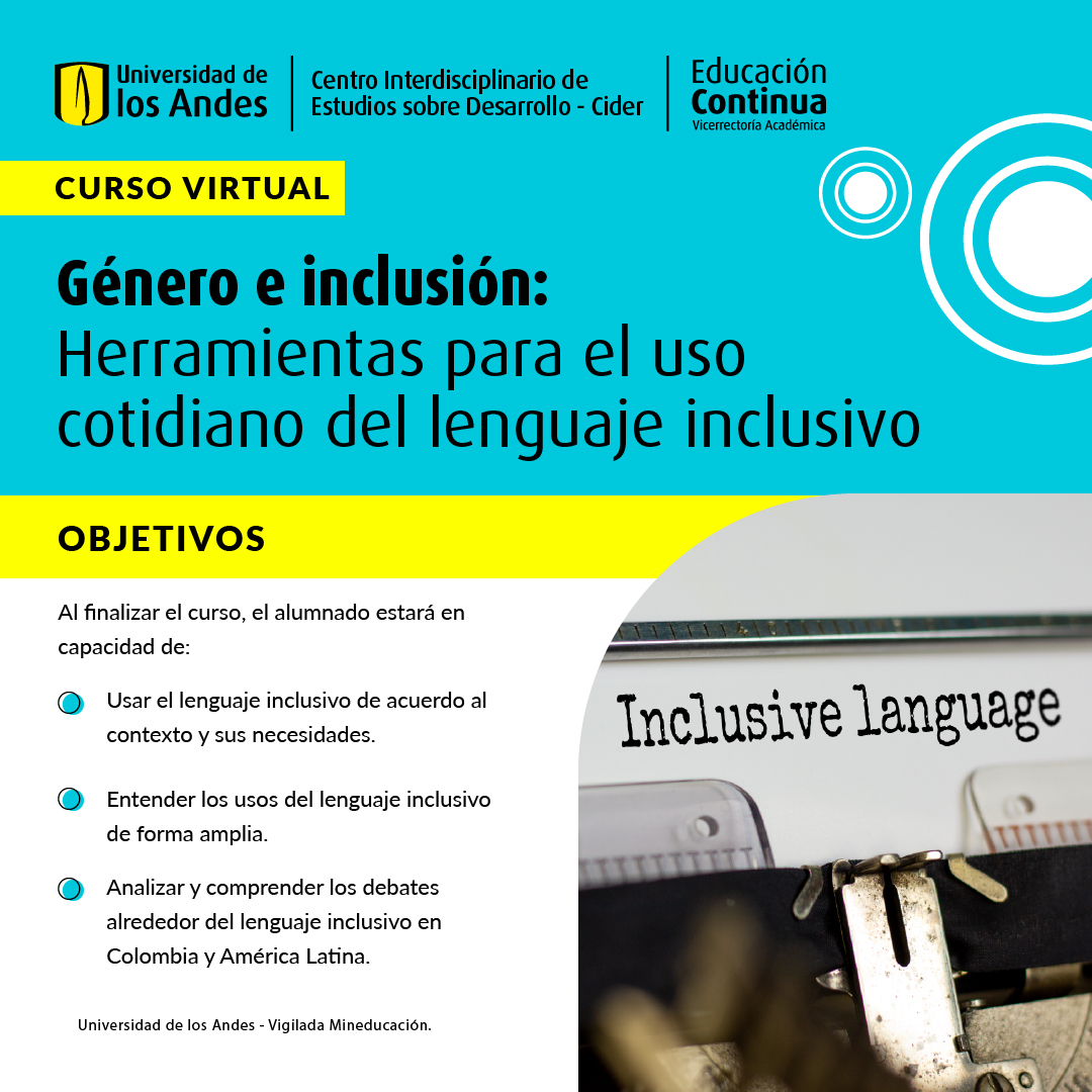 Género e inclusión: Herramientas para el uso cotidiano del lenguaje inclusivo 