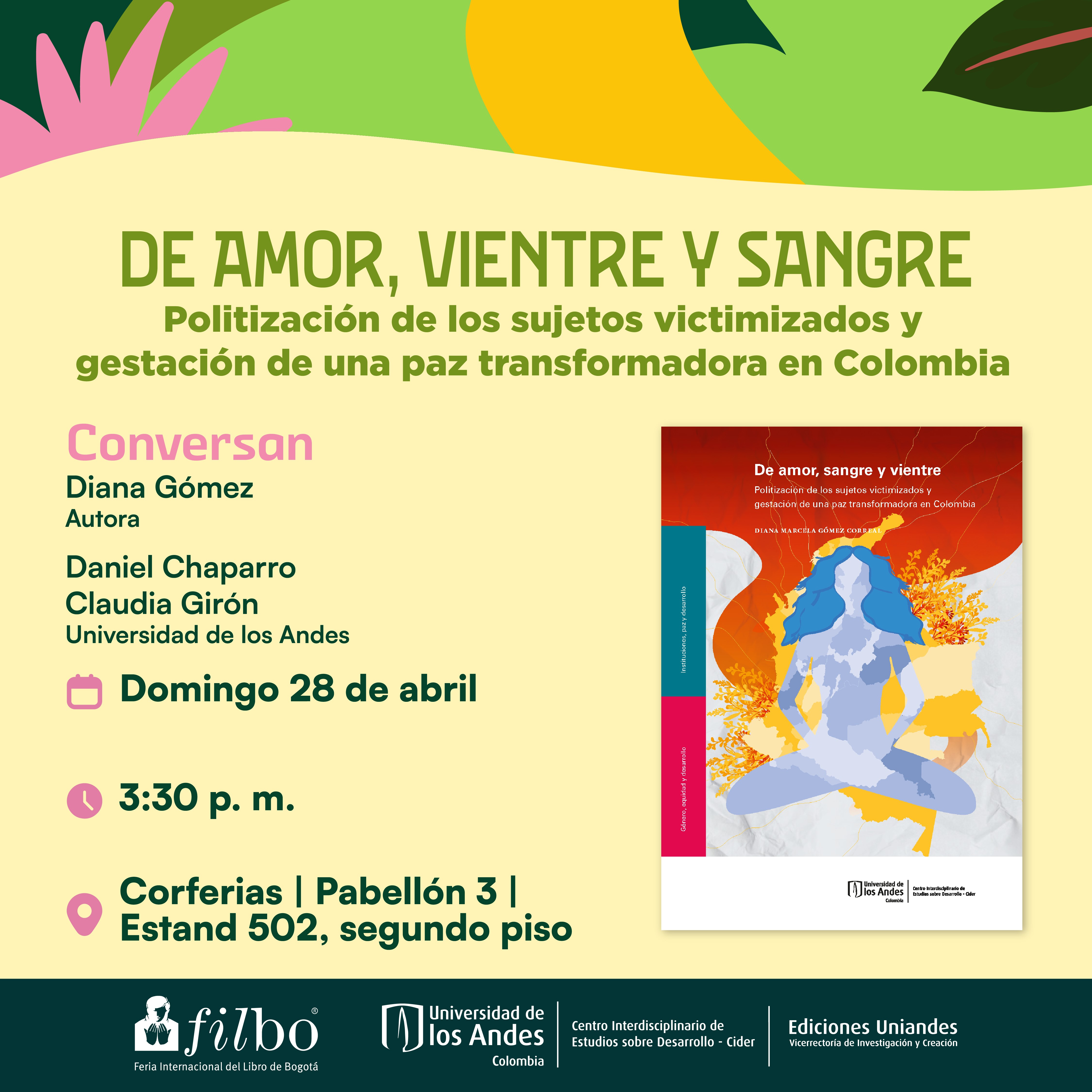 De amor, sangre y vientre' en la Feria Internacional del Libro | Cider Uniandes