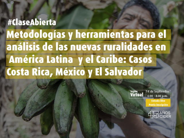 Metodologías y herramientas para el análisis de las nuevas ruralidades en América Latina y el Caribe: Casos Costa Rica, México y El Salvador
