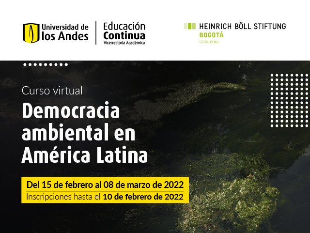 Curso democracia ambiental en América Latina- Cider | Uniandes