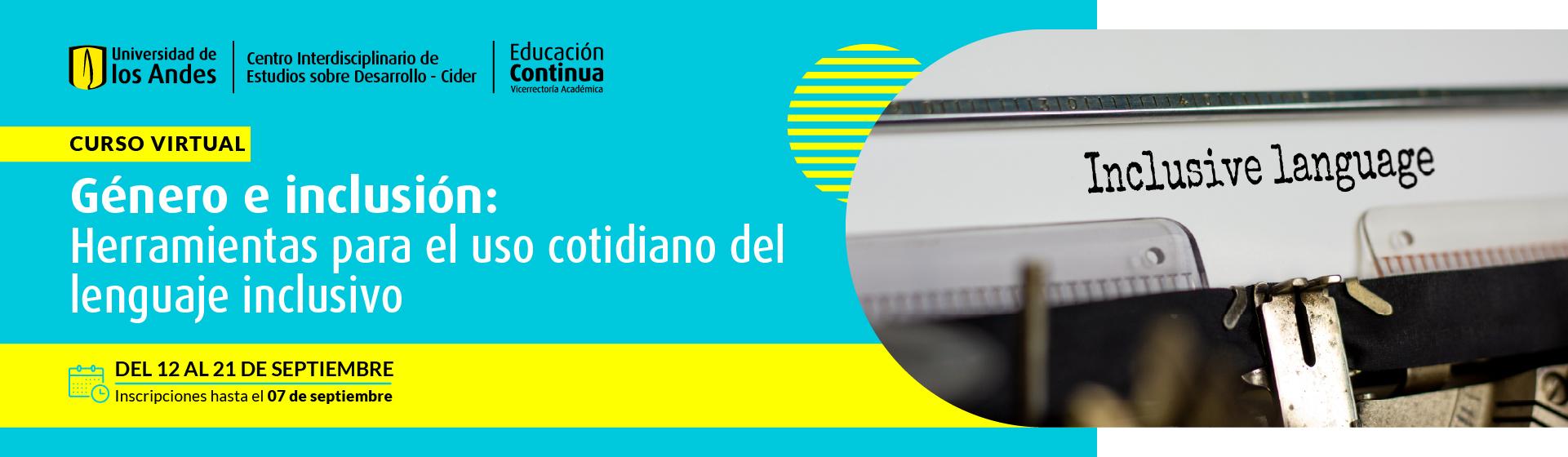 Género e inclusión: Herramientas para el uso cotidiano del lenguaje inclusivo