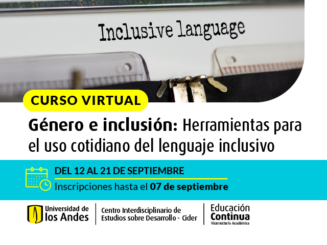 Género e inclusión: Herramientas para el uso cotidiano del lenguaje inclusivo