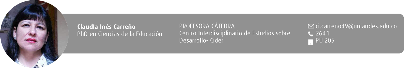 Claudia Carreño - Cider | Uniandes