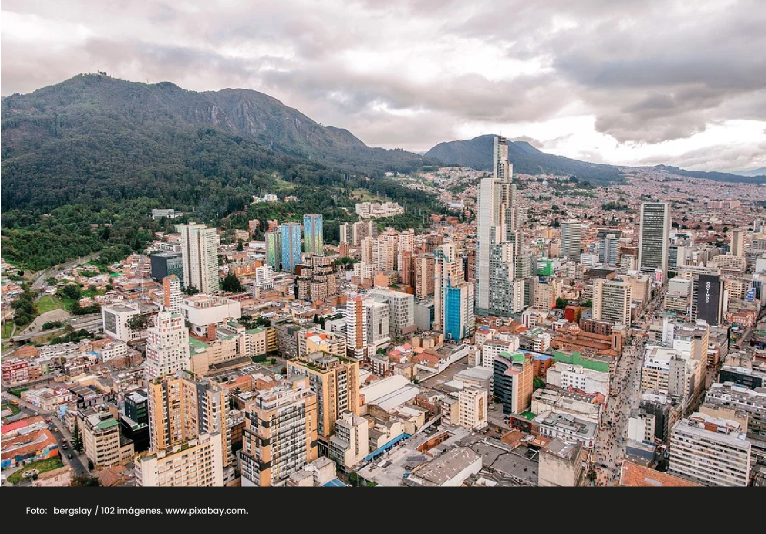 Foto panorámica de Bogotá. Formulación del plan de regionalización de Bogotá. - Cider | Uniandes
