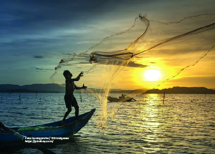Foto de pescador. Rol de la biodiversidad en procesos de reconstrucción de tejido social en las poblaciones de pescadores en el pacífico. - Cider | Uniandes