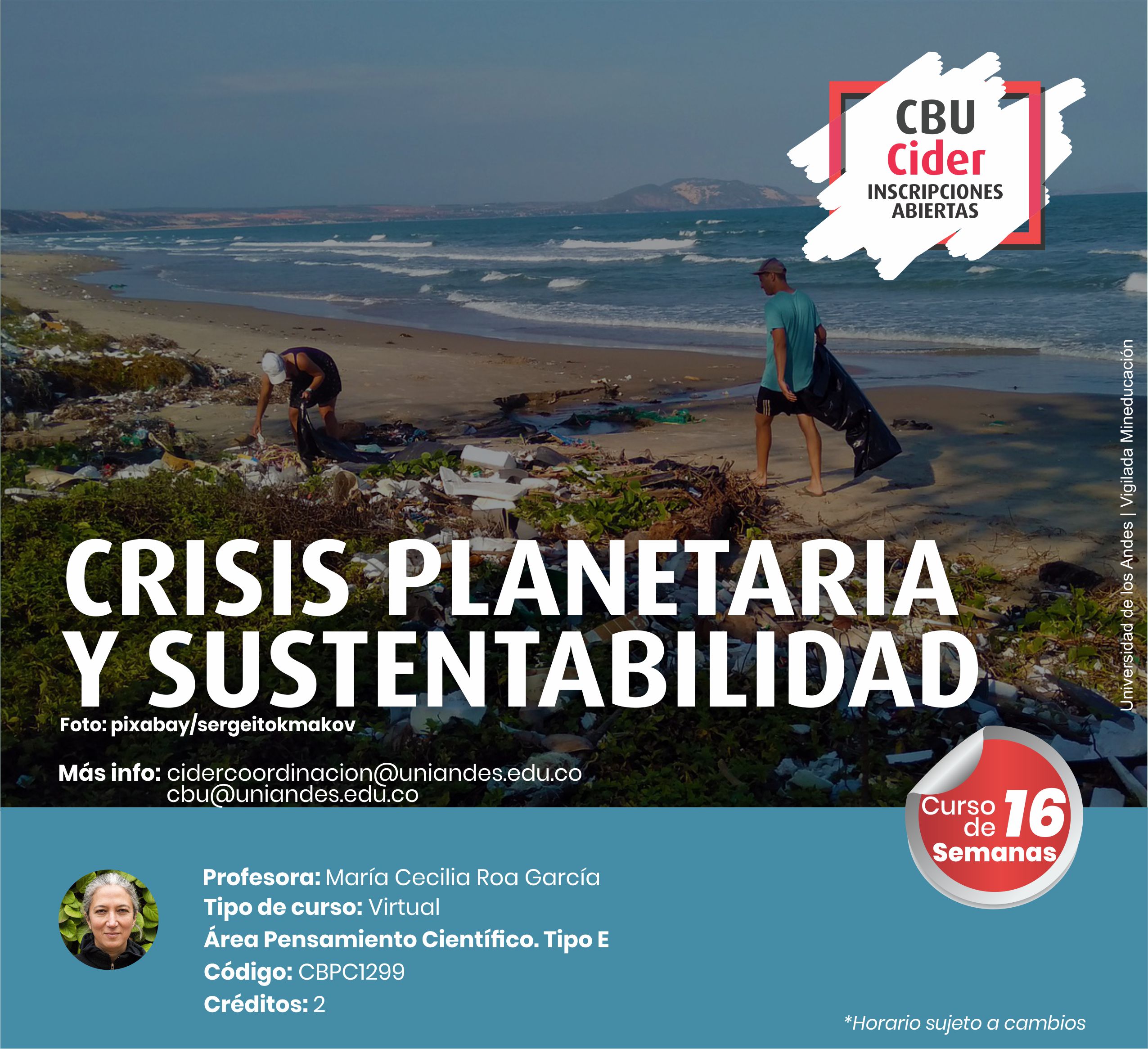 CBU: Crisis planetaria y sustentabilidad - Cider | Uniandes