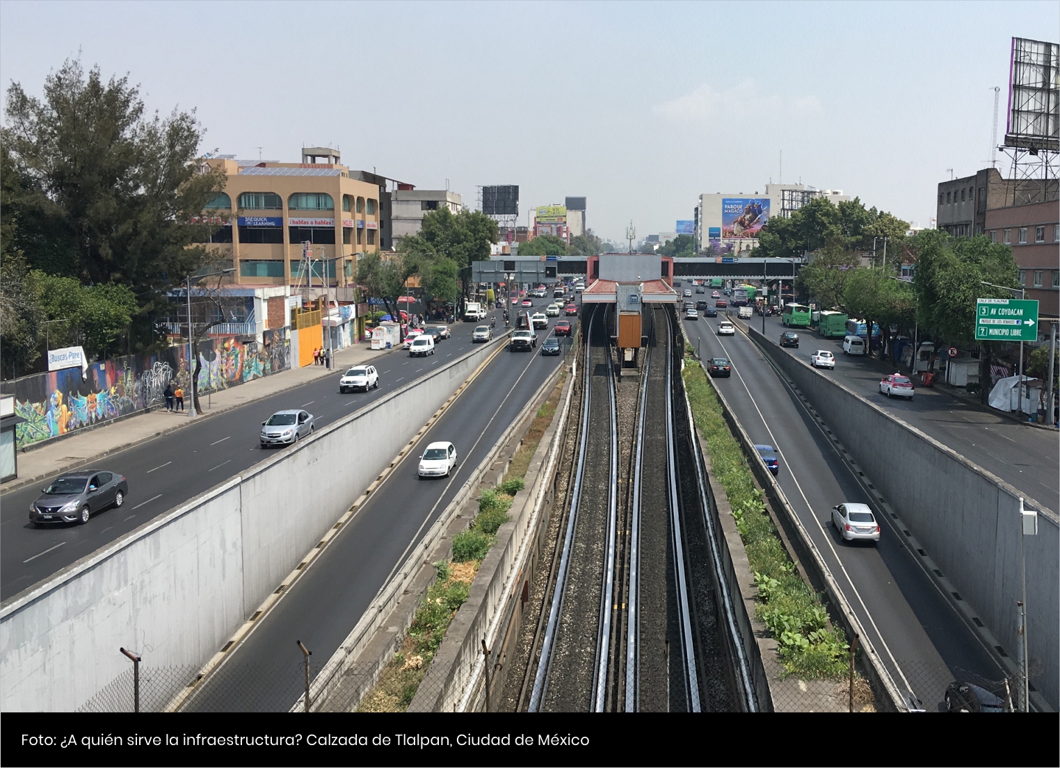 ¿A quién sirve la infraestructura? Calzada de Tlalpan, Ciudad de México- Cider | Uniandes