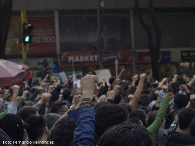 Estudiantes en el paro nacional y resistencia en torno al 21N Cider | Uniandes