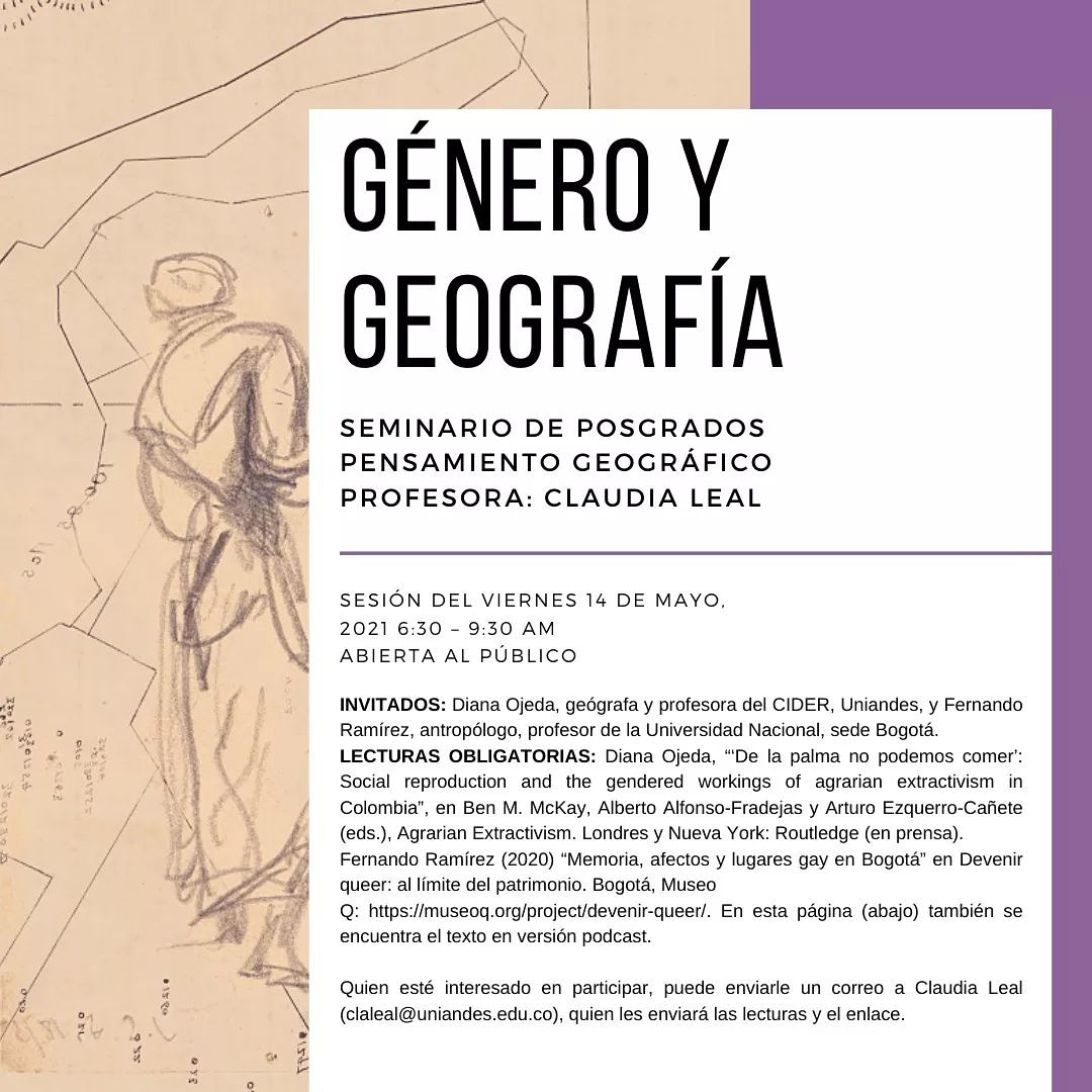 Diana Ojeda propone explorar nuevas realidades a través de la geografía feminista  Cider | Uniandes