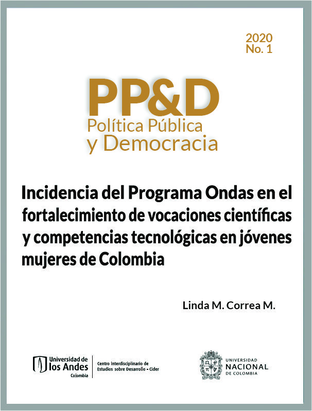 Documento de Política Pública y Democracia #1 Incidencia del Programa Ondas en el fortalecimiento de vocaciones científicas y competencias tecnológicas en jóvenes mujeres de Colombia | Cider | Uniandes