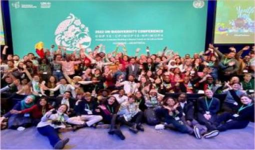 Jóvenes en la COP16 del Convenio sobre la Diversidad Biológica