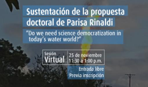 Sustentación de la propuesta doctoral de Parisa Rinaldi- Cider | Uniandes