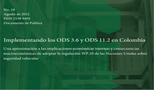 Documento de política #19 Implementando los ODS 3.6 y ODS 11.2 en Colombia
