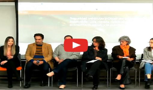 Panel: seguridad vehicular y Objetivos de Desarrollo Sostenible